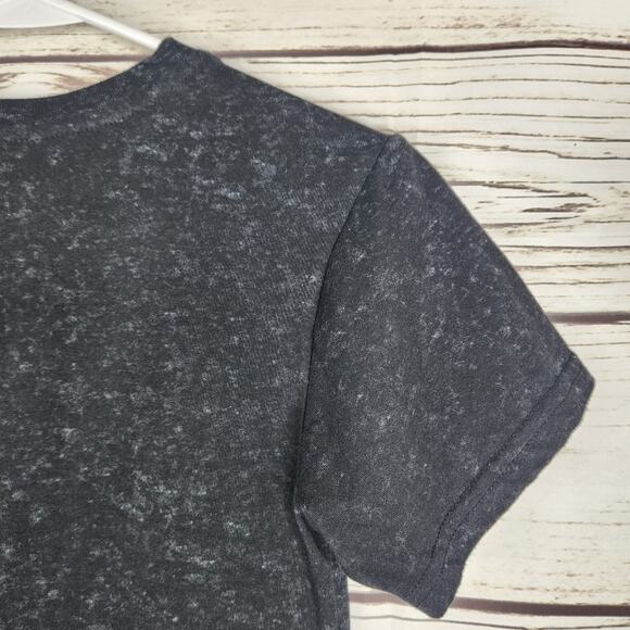 AC/DC Black Mineral Wash Boy's Size 8M Graphic Band Tee - Picture 4 of 6